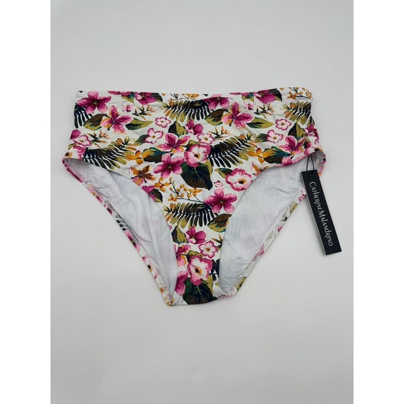 Catherine Malandrino Other - NWT Catherine Malandrino L Tropical Floral Bikini Swim Bottom Bathing Suit High